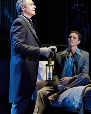 Derek Klena Instagram - If they fill up the pool in the dead of winter, I’m not NOT gonna go in wearing little shorts and an even littlier shirt! 🤷🏻‍♂️ Last night we opened Sunset Boulevard at the @kennedycenter and could not be more proud to be a part of this production. From the legend @stephaniejblock and this insane cast, to @sammi.cannold and this dream creative team, it was the greatest group effort to pull this beautiful story together in just 2 weeks 😳 but honestly one of the most crazily gratifying experiences of my life. We did it y’all!! Come catch us in DC through Feb. 8th! 🙌🏼