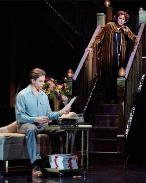 Derek Klena Instagram - If they fill up the pool in the dead of winter, I’m not NOT gonna go in wearing little shorts and an even littlier shirt! 🤷🏻‍♂️ Last night we opened Sunset Boulevard at the @kennedycenter and could not be more proud to be a part of this production. From the legend @stephaniejblock and this insane cast, to @sammi.cannold and this dream creative team, it was the greatest group effort to pull this beautiful story together in just 2 weeks 😳 but honestly one of the most crazily gratifying experiences of my life. We did it y’all!! Come catch us in DC through Feb. 8th! 🙌🏼