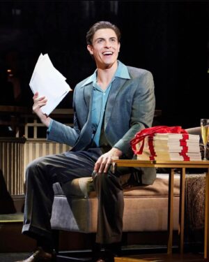 Derek Klena Instagram - If they fill up the pool in the dead of winter, I’m not NOT gonna go in wearing little shorts and an even littlier shirt! 🤷🏻‍♂️ Last night we opened Sunset Boulevard at the @kennedycenter and could not be more proud to be a part of this production. From the legend @stephaniejblock and this insane cast, to @sammi.cannold and this dream creative team, it was the greatest group effort to pull this beautiful story together in just 2 weeks 😳 but honestly one of the most crazily gratifying experiences of my life. We did it y’all!! Come catch us in DC through Feb. 8th! 🙌🏼