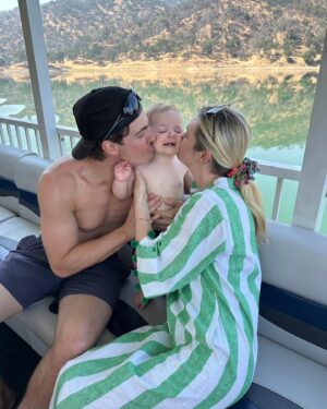Derek Klena Instagram - Bubba turned 1 today and I just about melted in a puddle of proud tears. Proud of how much he’s grown and blossomed before our eyes, proud of us for surviving year one of parenting…💀, and grateful to be surrounded by incredible family and friends that have supported us and loved him as their own. @leeshsqueash I’ll say it once and I’ll say it again, you are the greatest partner and mother anyone could ask for. YOU DID THAT! Can’t put into words how much we love you Daxy boy and look forward to you rocking our world for years to come. Happy Birthday Bubba! ❤️