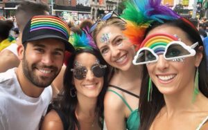 Derek Peth Instagram - It was awe inducing to experience the happiness and optimism of everyone yesterday at #pride2019 with old and new friends! The LGBTQ  community is just flat out amazing in the face of adversity and while the celebration was a great time, there are still millions in this country alone experiencing oppression and being treated as less than equal because of something as ridiculous as judgment over who they love. Gay conversion therapy (torture) is still legal in most states and thousands of trans service members have been shamed and banned from our Armed Forces due to an administration who treats trans people as less than human. SPREAD THE LOVE MY FRIENDS!!!!! I LOVE YOU ALL! #pride