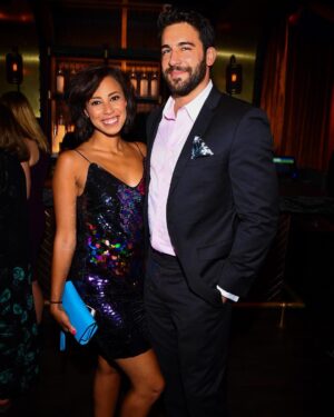 Derek Peth Instagram - I’ve moved seven times in the last eight years and five of those were cross country. It’s hard to find real solid friends when you bounce around like that but Kay here is more like family to me already so that makes sense. #NotJustACohost 📸@dkotinsky #nyfw