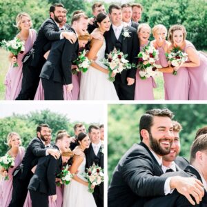 Derek Peth Instagram - The faces you make when your baby sister gets married and he’s actually a great guy 🍾