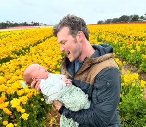 Derek Theler Instagram - Flowers and family on a rainy day in San Diego ❤️