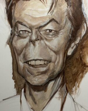 Derren Brown Instagram - The progression of Bowie over two weeks.