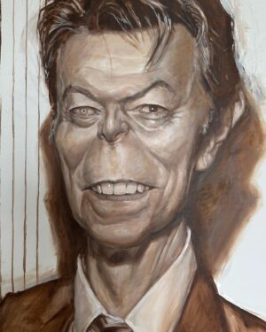 Derren Brown Instagram - The progression of Bowie over two weeks.