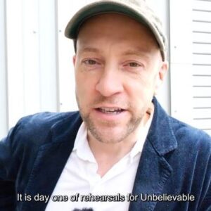 Derren Brown Instagram - Meeting our Unbelievable cast. Rather embarrassed at how talented they are. Watching them learn this stuff AND THEN FOOL ME WITH IT is magnificent. 

#magic #unbelievable #theatre #westend