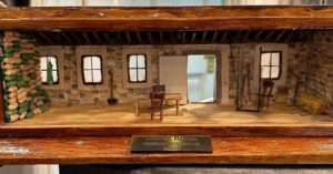 Derren Brown Instagram - The gift of a miniature model of the Russian Roulette room has arrived in my slightly smaller dressing room from @tooscaleminiature. Thank you James! What a lovely thing. X