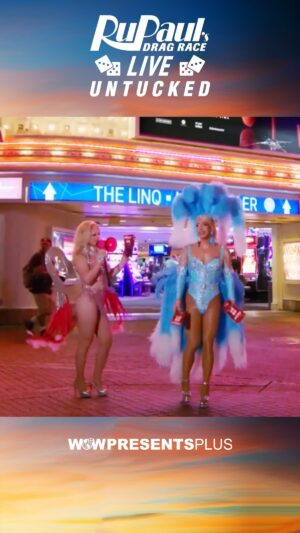 Derrick Barry Instagram - Fly, fly, fly, fly(er) 😤🦩 @panginaheals and @derrickbarry always have time for a little extra marketing in this week’s @rupaulsdragracelive Untucked, now streaming on @wowpresentsplus!

👠 RuPaul’s Drag Race Live Untucked premieres Wednesdays only on @wowpresentsplus worldwide

🎟️ #DragRaceVegas tickets on sale now at rupaulsdragracelive.com