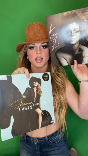 Derrick Barry Instagram - Thank you @ShaniaTwain for sending me mail!

Watch as I unbox goodies from #ShaniaTwain’s new album #QueenOfMe!