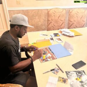 Desmond Howard Instagram - Was able to catch up on fan mail during my downtime. Hoping some of these made them back to you all in time. Humbled and grateful that after all these years, people still want me to sign stuff for them.  Happy Holidays!