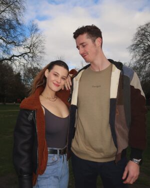 Destry Allyn Spielberg Instagram - Someone left this jacket at my apartment. So i brought it to london 🇬🇧😋 if this is your jacket…its in good hands