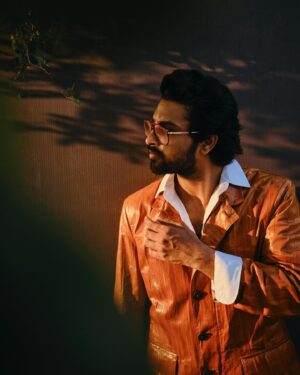 Dev Mohan Instagram - 😎🧡

📸 @shaheenthaha_official 
Jacket @officina.italiana 
#dubai #downtown #vintage #oldschool