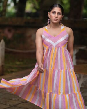 Devaki Rajendran Instagram - Summer flow.
Wearing @l_zaba 
Picture by @_shutter__bug 

#summer #summerwear #comfort #breezy #devakirajendran #flow #dresses #color