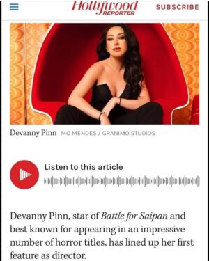 Devanny Pinn Instagram - Zomg you guys @hollywoodreporter has the exclusive on my directorial debut #BLACKMASS !
.
This is my passion project and a story I've wanted to tell since House of Manson. It's been quite an adventure already but I'm super proud of the talented cast/crew we assembled and what we're all about to show you!
#filmmaking #genre #thr #truecrime #blackmassmovie #femaleempowerment #jaguarmotionpictures #PINNing
@jenniferlynnwarren @jennylouwonder @thatladylara @davidjoshlawrence @grace__newton @mikeferguson71 @kern.creative.design @granimostudios @realgregtally @elisabethmontanaro @gcjrealtor
@stevenshea @firstglancefilmfests @jaguar_motion_pictures