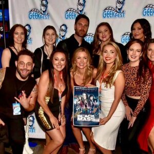 Devanny Pinn Instagram - Had such an incredible time this weekend at @comicconla speaking on the #WomeninHorror panel and signing posters with my incredible cast  ahead of our final screening at the Los Angeles convention centers theater- as well as  virtually at @shockfestfilmfestival !

I slept in for the first time in 8 months lol 
HUGE thanks to our presenting sponsor- @geekfestfilmfest @firstglancefilmfests and #OneFrightOnly for making our last screening so memorable- (as well as all of our additional sponsors ft on our banner) big shout out to my con rep @statik_talent_agency_llc for your help too!

Here's just a couple fun pics from the weekend- all the photos covered by the incredible @jonathanshensa are now up on our #The BlackMass facebook page!

Catch the movie on dvd n bluray FEB 27 from @cleopatrarecords @cleopatra_ent
#comiccon #comicconla #femalefilmmaker #director #truecrime #moviepremiere