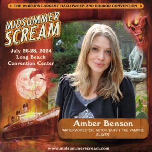 Devanny Pinn Instagram - PRESENTATION: Saturday, July 27 at Midsummer Scream, join us for a panel featuring some of the horror community's greatest WOMEN FILMMAKERS, including Amber Benson, Krsy Fox, and Devanny Pinn. Moderated by Del Howison.

Amber Benson  is a writer, director and actor. She is best known for her role as Tara Maclay on Buffy the Vampire Slayer. 

Krsy Fox @krsyfox is an actor, writer and producer (@onefoxproductions), and is also a creator of the Bloody Disgusting podcast Bleeder's Diegest.

Devanny Pinn @devannypinn is an actress and filmmaker who is best known for appearing in over 100 horror movie. Her directorial effort 'The Black Mass' debuted at Marche Du Cannes.

Del Howison is an author, journalist, actor, and a Bram Stoker Award-winning editor. He is the cofounder and owner (with his wife, Sue) of Dark Delicacies, a book and gift store known as “The Home of Horror,” located in Burbank, California. 

Midsummer Scream, the world's largest Halloween and horror convention, returns July 26-28 to the Long Beach Convention Center. Passes and info via the link in our bio or at midsummerscream.com