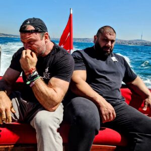 Devon Larratt Instagram - I only "look" concerned 
@levansaginashvili 
@east_vs_west_armwrestling_