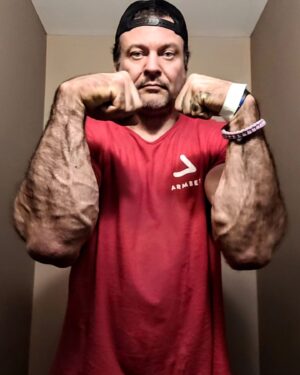 Devon Larratt Instagram - #persistence 
#onebyone 
2 weeks 2 days
@east_vs_west_armwrestling_