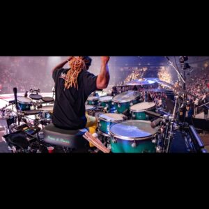 Devon Taylor Instagram - Justice Tour 2022‼️ @jrworldwide We Killed This‼️ Thanks For Everything Love You For Life ‼️ #ThankYouGod4MyGift @dwdrums @zildjiancompany @remopercussion @vicfirth @rolandglobal