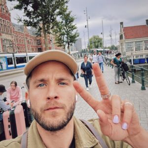 Devon Werkheiser Instagram - end of europe dump • great trip • now onto Israel • a blessing to see the world
