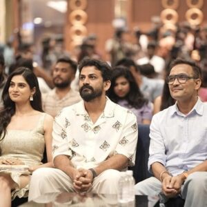 Dhananjay Instagram - From the “Kotee” trailer release event♥️

#Kotee in theaters from June 14th. Here is the trailer.