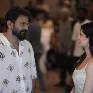 Dhananjay Instagram - From the “Kotee” trailer release event♥️

#Kotee in theaters from June 14th. Here is the trailer.