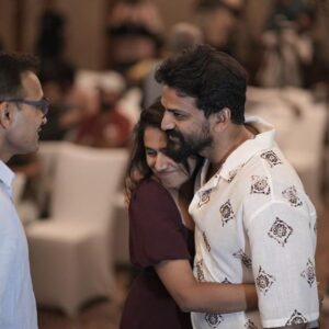 Dhananjay Instagram - From the “Kotee” trailer release event♥️

#Kotee in theaters from June 14th. Here is the trailer.