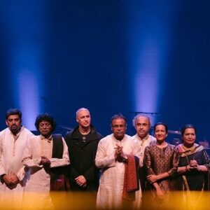 Dhani Harrison Instagram - One week ago I joined @anoushkashankarofficial, @officialjohnmclaughlin & @nitinsawhney, at the @royalfestivalhall in London to celebrate the centenary of my dear friend Pandit Ravi Shankar by performing, for the first time ever, “I am missing you“. 

It was a simply incredible night full of friends and love and I really want to thank @anoushkashankarofficial for letting me be a part of it all. Maximum love vibes.
