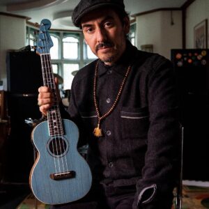 Dhani Harrison Instagram - Designed for live performance, the Dhani Harrison Signature @fender Ukulele is built with eye-catching aesthetics, from custom inlay work to a unique stained finish, and Fender electronics with a built in tuner, volume and tone control, allowing players to easily tune and EQ whilst they play. 

“I knew that if I did a Fender signature model, it would have to be a ukulele. I've always played it and I write a lot of stuff on a uke. I spent a lot of time in Hawaii growing up and it was there that I really fell in love with the uke as a serious instrument. I designed it to be my ideal stage ukulele that also sounds great when you're not plugged in too. The design is very much inspired by my passions and quest to build the ultimate ukulele. I wanted to do a blue finish and I wanted a light and a dark, kind of like a blue sky day and a space black night. The blue sapphire stain finish is my nighttime mode and the turquoise stain is my daytime mode. I hope this new signature helps inspire others on their own musical journey.” Dhani x

Learn more via link in bio.