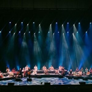 Dhani Harrison Instagram - One week ago I joined @anoushkashankarofficial, @officialjohnmclaughlin & @nitinsawhney, at the @royalfestivalhall in London to celebrate the centenary of my dear friend Pandit Ravi Shankar by performing, for the first time ever, “I am missing you“. 

It was a simply incredible night full of friends and love and I really want to thank @anoushkashankarofficial for letting me be a part of it all. Maximum love vibes.