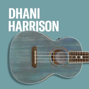 Dhani Harrison Instagram - Designed for live performance, the Dhani Harrison Signature @fender Ukulele is built with eye-catching aesthetics, from custom inlay work to a unique stained finish, and Fender electronics with a built in tuner, volume and tone control, allowing players to easily tune and EQ whilst they play. 

“I knew that if I did a Fender signature model, it would have to be a ukulele. I've always played it and I write a lot of stuff on a uke. I spent a lot of time in Hawaii growing up and it was there that I really fell in love with the uke as a serious instrument. I designed it to be my ideal stage ukulele that also sounds great when you're not plugged in too. The design is very much inspired by my passions and quest to build the ultimate ukulele. I wanted to do a blue finish and I wanted a light and a dark, kind of like a blue sky day and a space black night. The blue sapphire stain finish is my nighttime mode and the turquoise stain is my daytime mode. I hope this new signature helps inspire others on their own musical journey.” Dhani x

Learn more via link in bio.