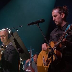 Dhani Harrison Instagram - One week ago I joined @anoushkashankarofficial, @officialjohnmclaughlin & @nitinsawhney, at the @royalfestivalhall in London to celebrate the centenary of my dear friend Pandit Ravi Shankar by performing, for the first time ever, “I am missing you“. 

It was a simply incredible night full of friends and love and I really want to thank @anoushkashankarofficial for letting me be a part of it all. Maximum love vibes.