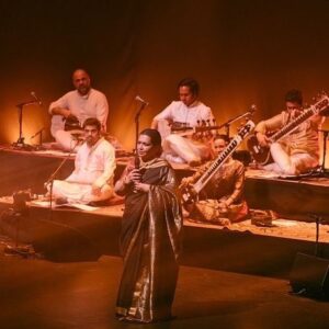 Dhani Harrison Instagram - One week ago I joined @anoushkashankarofficial, @officialjohnmclaughlin & @nitinsawhney, at the @royalfestivalhall in London to celebrate the centenary of my dear friend Pandit Ravi Shankar by performing, for the first time ever, “I am missing you“. 

It was a simply incredible night full of friends and love and I really want to thank @anoushkashankarofficial for letting me be a part of it all. Maximum love vibes.