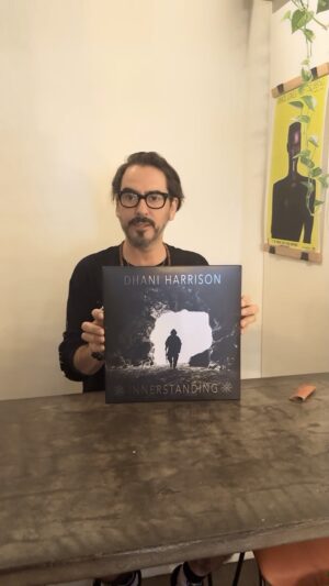 Dhani Harrison Instagram - Smell the glove is here!
Hello Jannine. 

Thanx a million to my pals Chef Jake, Gabby, Bella and all the team at @theossocialclub for letting me crash your amazing spot before opening time to unbox my INNERSTANDING vinyl and enjoy the wonderful food and cocktails. You guys are the BEST! 
Much love x dhani.