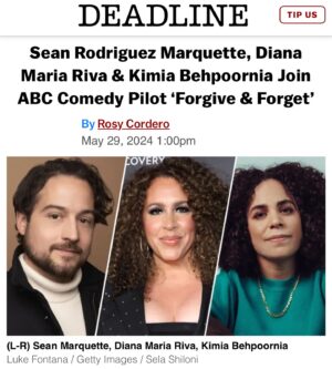 Diana Maria Riva Instagram - Been sitting on this for a minute… Excited to finally share. .. 🎥 📺 ✨ #forgiveandforget 

-•
•
#latinasactingup 
#abc