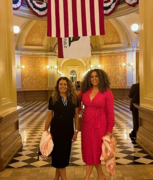 Diana Maria Riva Instagram - To say this was a humbling experience would be an understatement. As co-founders of @latinasactingup , Lisa Vidal and I were included in this year’s list of Honorees to receive a Latino Spirit Award from the Ca. Latino Legislative Caucus for Achievement in Advocacy and Entertainment. It was an honor to be in the same room with fellow Honorees that included, the first Latina Surgeon General, Migrant Farm workers who’ve created mass changes through advocacy, award-winning writers, Best selling author, Artist activist, an Astronaut, and several other Latines making an impactful difference in our community and our country. Our stories may differ, but our resilience and commitment to see change fuels the same spirit. Thank you @asmcervantes for shining this light and inspiring us to stay the course. PA’LANTE 💪🏽🏛️💖