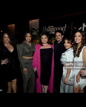 Diana Maria Riva Instagram - Kicking off #Oscars weekend with @hollywoodreporter #tictoc and some of my favorite people… Always a good time when I’m with mi gente!!! SALUD  to all the remarkable talent brought to the big screen this year!! PA’LANTE!! 🥂📽️

Makeup @susanzeymua 
Hair @shaylinjoneshair 
💅 by @kimmiekyees 
•
•
#oscars 
#redcarpet 
#latinos 
#bipoc
#hollywoodreporter 
#tictoc
