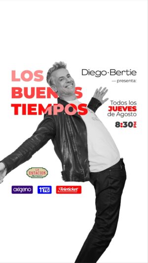 Diego Bertie Instagram - Feliz de contarles que durante todos los jueves de Agosto a las 8.30 pm, estaré de vuelta en La Estación de Barranco. Un show renovado, con nuevas canciones, invitados especiales en cada fecha y muchas sorpresas más. 🤘🏽🎸

Te espero en @laestaciondbarranco para cantar y divertirnos al ritmo de los 80’s y 90’s. 😎

Adquiere tus entradas en @teleticket.oficial (link en bio) 🎟
.
.
.
.
.
 #diegobertie #losbuenostiempos #musicaenvivo #concierto #show #laestaciondebarranco#nuevoshow #80’s
@11y6management @laestaciondbarranco