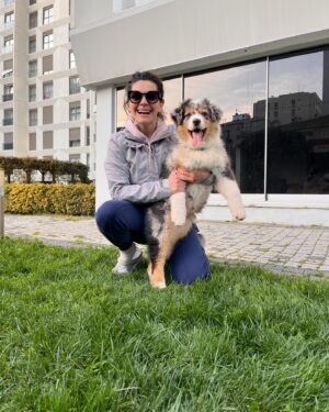 Dila Bayrak Instagram - Oğlum Wilson 🐶 Hayatımıza hoş geldin🧡
#wilsontheaussie #ercuthechinchilla