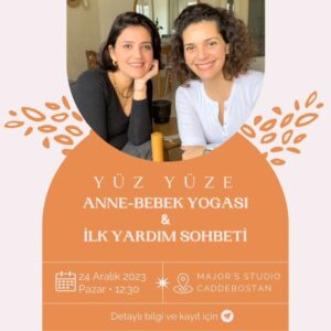 Dila Bayrak Instagram - •
Anne & Bebek Yogası ve İlk Yardım Sohbeti’nde buluşuyoruz💫

Sevgili anne&bebeklerimiz, sizler için hem birlikte keyifli vakit geçireceğiniz hem de ilk yardımın temellerini öğreneceğiniz harika bir program hazırladık.

2-12 ay arası bebekler (henüz yürümeyen) ve anneleri benimle birlikte yoga yapacaklar.
Yoga üstüne bebeklerimiz dinlenirken, sevgili Refika Onat @refikaileilkadimlar bebeğinizin ilk yıllarında ilk yardım nasıl olmalı detaylarından bahsedecek.

📌Katılım anne ve bebek şeklinde sağlanacaktır.
Bebeklerin ihtiyaç duydukları anda beslenme ve alt değişimi gibi ihtiyaçlarının rahatlıkla karşılanacağı imkanlar mevcuttur. İçiniz rahat olsun😌

⏰Süre 2 saat
🗓️24 Aralık Pazar 12:30
📍Caddebostan Major’s Studio

💌Bilgi ve kayıt için,
Dm’den iletişime geçebilirsiniz.

Sevgiler 🤍

#yoga
#hamileyogası
#hamile #hamilelik
#yogainspiration
#yogapractise
#annebebekyogası 
#dilabayrakhamileyogası
#dilabayrakyoganefes
#andanefestedoğumda