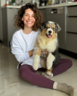 Dila Bayrak Instagram - Oğlum Wilson 🐶 Hayatımıza hoş geldin🧡
#wilsontheaussie #ercuthechinchilla