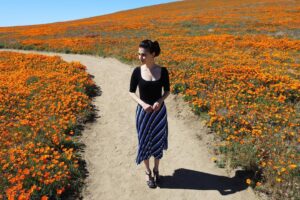 Dilan Gwyn Instagram - #Tbt to around this time last year when I was prancing around a poppy field in California. I'll have to settle for field full of dandelions in Sweden this year instead. 🌼
⠀
#Poppies #PreRona #CoronaTimes