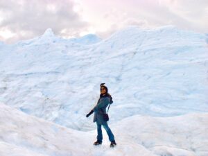 Dilshad Vadsaria Instagram - We’re all nothing more than some little peas. 
🌎
Ice-trekking on the Perito Moreno Glacier in Argentina. That was a more than a little incredible. 
🌎 
Happy #EarthDay. Let’s take care of the only home we have. 
🌎