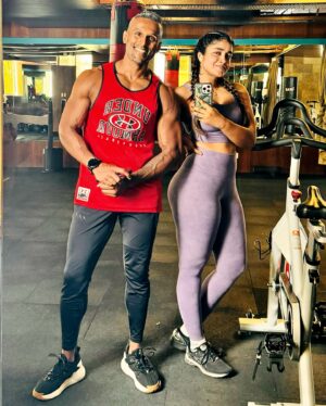 Dimple Hayathi Instagram - 👏Congratulations on crossing the 1 million followers milestone @dimplehayathi 

🙅‍♂️ But it’s NOT the number I’m focused on. 

▶️ It’s every single ounce of pain, suffering, sacrifice and work that you’ve put into it over the years 
▶️ It’s the humility and work ethic you’ve developed 
▶️ It’s your kindness towards every human and animal alike 
▶️ You went through failures, made mistakes, owned up to them and got here. 

As I’ve gotten to know more of the person within the celebrity, you’ve inspired me to be better. 

Proud of you. Proud to be your coach and thank you for trusting me to help you through your life altering journey. Keep showing up and working hard like you’ve been so far. We’ve barely even tickled the surface of the deep and vast ocean of growth and success we’ll be exploring together in the days, months and years to come. 

Onwards and upwards 🚀

.
.
.
.
.
.
.
#gymprogress #personaltrainer #celebritytrainer #instafollowers