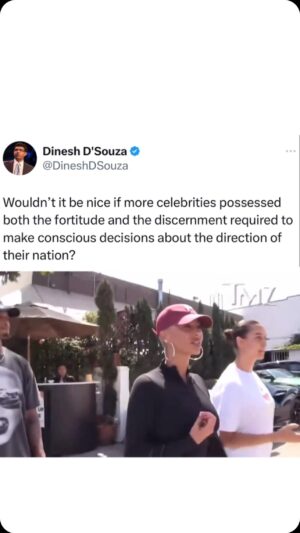 Dinesh D'Souza Instagram - If only this were the case…