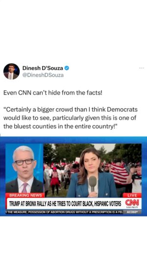 Dinesh D'Souza Instagram - The tide is turning
FOLLOW @dineshjdsouza