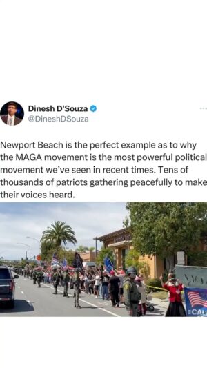 Dinesh D'Souza Instagram - The support for a “convicted felon” is through the roof!