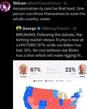 Dinesh D'Souza Instagram - The left is now openly calling for assassinations. This is where decency dies.