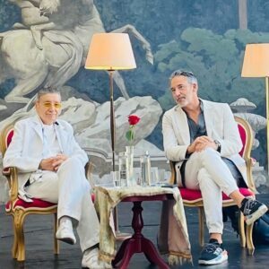 Diogo Infante Instagram - Ontem estive no @teatrosaoluiz na belíssima sala Bernado Sasseti, numa conversa conduzida pelo meu querido professor de dramaturgia da @estc.ipl @titolivioavizsousa 
Foi uma viagem no tempo e no espaço que se revelou agradável, nostálgica e mais intimista do que imaginei. Obrigado @miguelinho70 pela oportunidade de me conhecerem um pouco melhor. Muito sucesso! ❤️